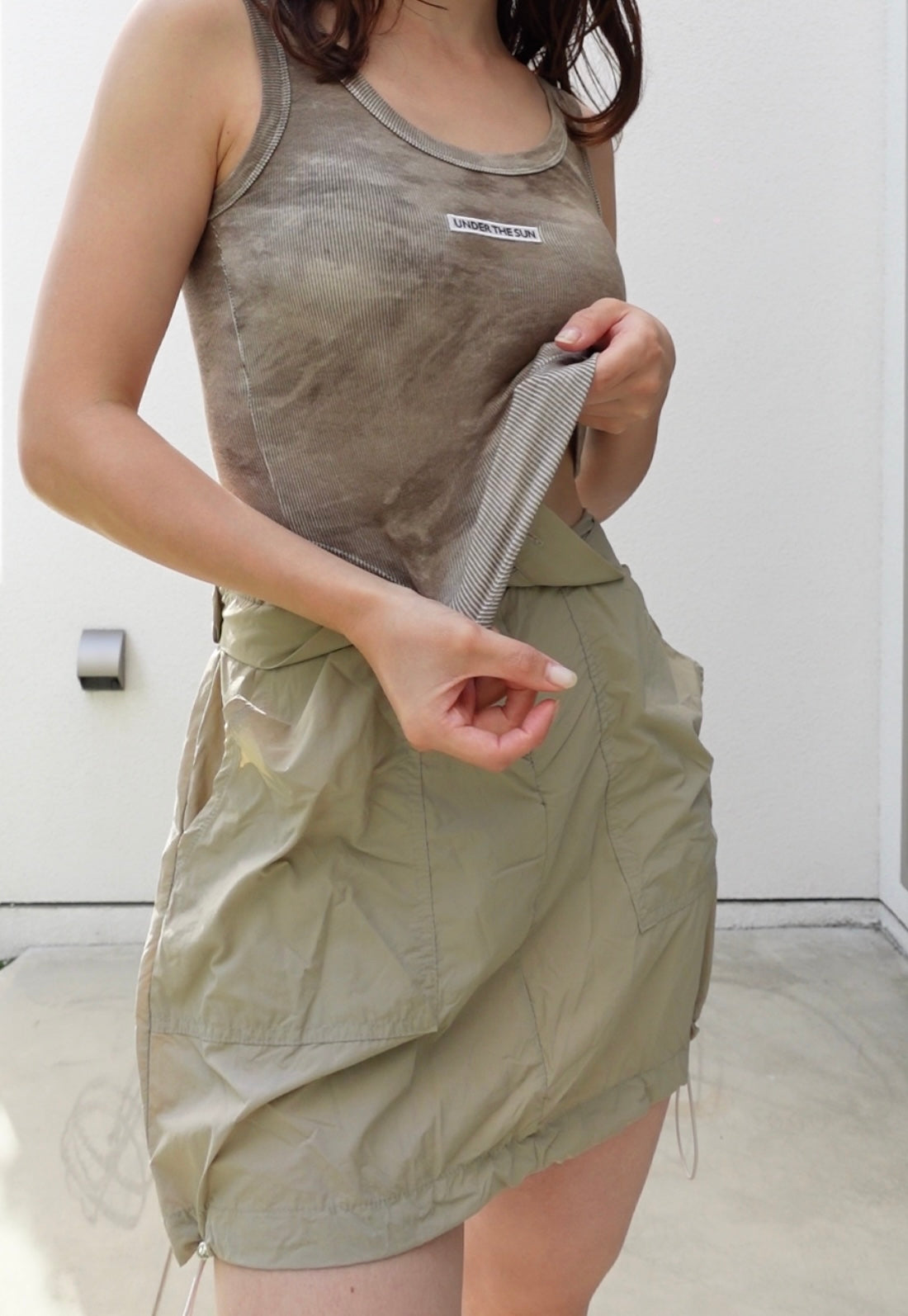 カップ付きタンクトップ